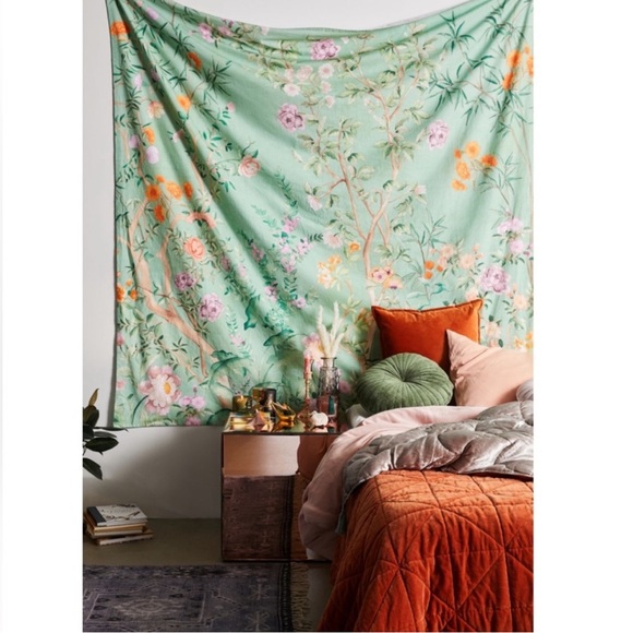 🪷{PRICE FIRM} UO Freya Tapestry ~ Green - Picture 3 of 9